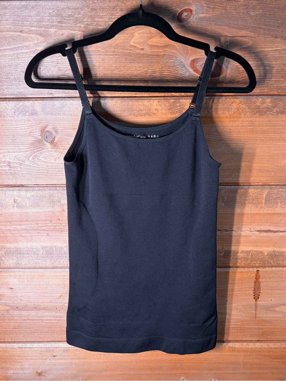 Shapermint Black Slimming Camisole with Adjustable Straps Size Medium 💕🖤
